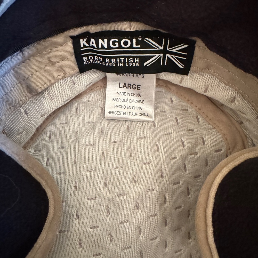 Kangol taupe/beige Bucket Hat - Quilted Velvet - Picture 4 of 4